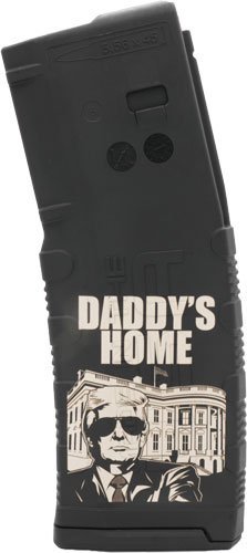 Black Rain BRO-MAG30-TRUMP-DH-WH 5.56x45 30-Round Magazine Black