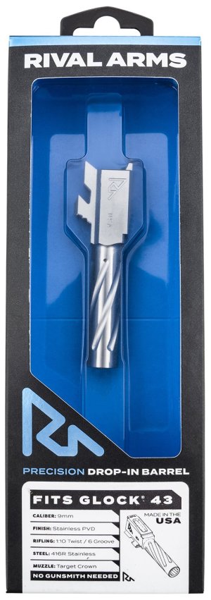 Rival Arms RA-RA20G301D 9mm 3.41 In Stainless PVD Barrel