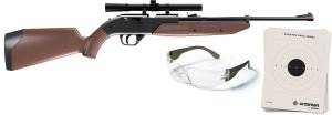 Crosman 760BKT Pumpmaster 177 Rifle Kit Black Receiver 4x15mm Scope