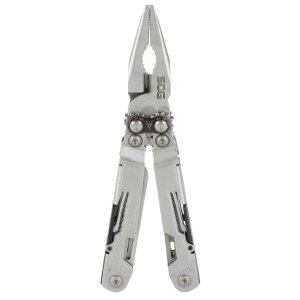 SOG SOG-PP1001-CP PowerPint Multi-Tool, 18 Tools, Stonewashed Steel