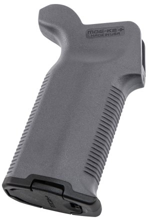 Magpul MAG532-GRY MOE-K2+ AR15/M4 Grip Gray Rubber Overmolded Design