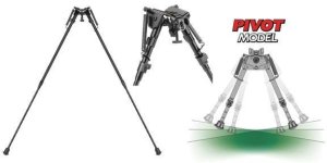 Caldwell XLA Pivot Bipod 13-23 In Height Aluminum Black 701417