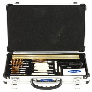 DAC Universal Deluxe Gun Cleaning Kit, 35-Piece, Silver Finish