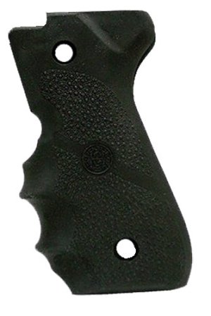 Hogue 92000 Rubber Wraparound Grip with Finger Grooves for Beretta 92/96