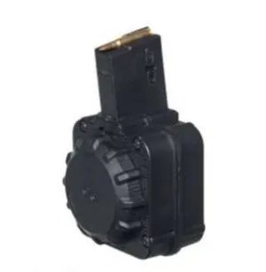 ProMag DRMA9 AK-47 Drum Magazine, 50-Round Capacity, 7.62x39mm, Durable Black Polymer, USA Made