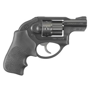 Ruger LCR 22LR 1.875 in Matte Black 8rd DAO Hogue Tamer Grip
