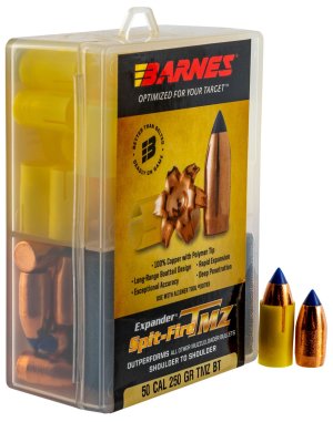 Barnes Spit-Fire TMZ 30598 50 Cal 250gr Muzzleloader Bullets 24/Box