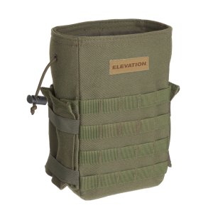 Elevation Utility Pouch Ambush Green Drawstring Elastic Pockets