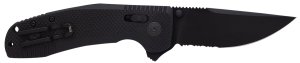 SOG SOG-TAC XR Folding Knife 3.39 in Cryo D2 Steel Black G10 Handle