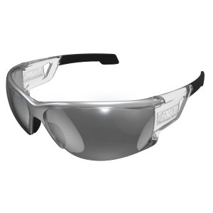 Mechanix Wear Type-N Safety Glasses Black Frame Silver Lens