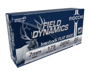 Fiocchi 7RMB 7mm Rem Mag 175gr Interlock FB Ammo 20 Rounds