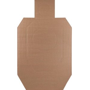 ACTION IDPA-CB-100 Cardboard Torso Cutout Target Silhouettes 100BX