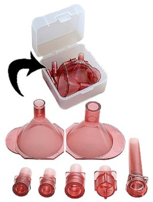 MTM Universal 17 to 500 S&W Powder Clear Red Funnel Kit (AF7)