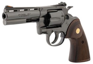 Colt ZPYTHONBP4WTS Python 357MAG 4.25" Blued, Walnut Grips, Blemished