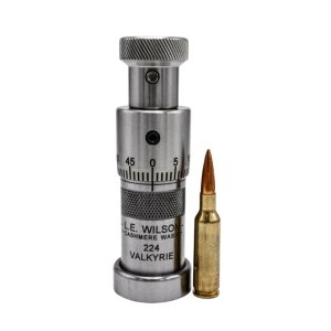 L.E. Wilson Stainless VLD Bullet Seater Micrometer Adjustment