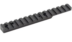 Aluminum Henry H014 Long Ranger 1-Piece Picatinny Rail, Black, Hardened 68 Rockwell, USA Made