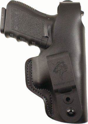 DeSantis 033BA8BZ0 Dual Carry II Holster IWB/OWB RH Leather Black