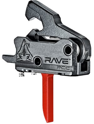 Rise Armament T017F-PCC-RED Trigger, Red, Nitride, 3.5 lbs Pull