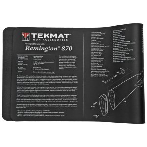 TekMat TEK-R36-REM-870 Cleaning Mat 12"x36" Black/White Rubber