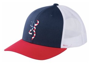 Browning Cap Allegiance Mesh Snpbck Usa Bckmrk Red