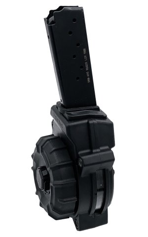 ProMag DRMA95 30rd Drum 9mm Ruger LC9/EC9 Black Polymer Magazine