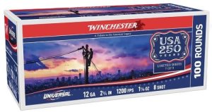 WINCHESTER LIGHT TARGET 12GA 2.75" 1-1/8 #8 200RD