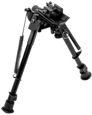 TruGlo TG8901S Tac-Pod Adjustable Bipod 6"-9" Fixed Base with Adapter