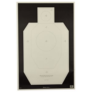 Action Target IDPAP100 IDPA Silhouette Targets 23"x35" 100 Pack