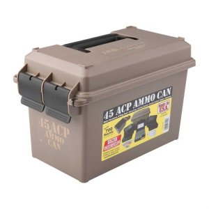 MTM ACC45 Ammo Can 700 Round Dark Earth w/ 7 P-100-45s Boxes
