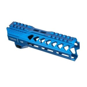 Strike Industries StrikeRail 7 In M-LOK AR-15 Handguard Blue Aluminum