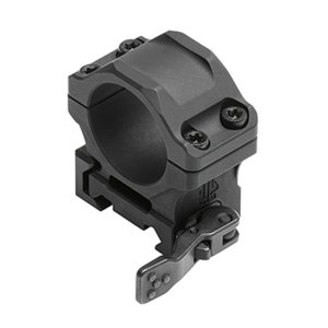 UTG AQR110 ACCU-SYNC 1" Low Profile Scope Rings, Picatinny, QR Lever
