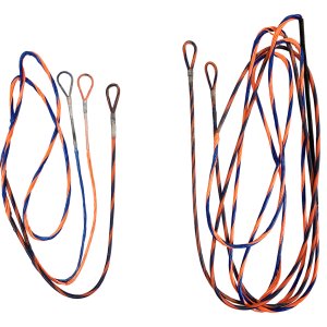 FirstString-Genesis String & Cable Set Blue/Flo Orange