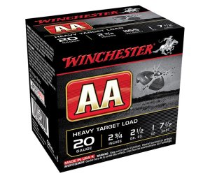 Winchester AA TRGT 20GA 2.75" 1165FPS 1OZ #7.5 250RD Shotgun Ammo