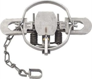 Duke Animal Traps Coil Spring Trap #3 - 6" for Bobcat, Coyote, and Beaver - Model 0500