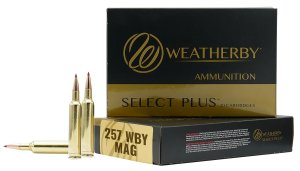 Weatherby Select Plus 257 Wby Mag 92gr Hammer Custom 20/Box