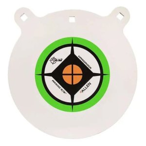 EZ-Aim 15599 Hardrock 12" AR500 Steel Gong Shooting Target .38" Thickness Black / Green / White