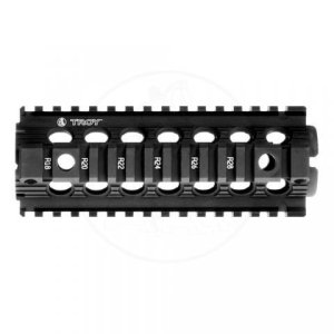 Troy Industries SRAIMRFD7BT00 7 In Drop-In Rail Black Anodized