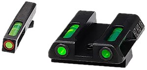 HIVIZ GLN521 LiteWave H3 Tritium Sight Set for Glock 42/43, Orange/Green