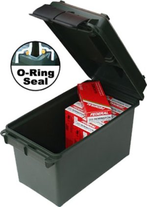 MTM Case-Gard AC50C11 Forest Green Polypropylene Ammo Can