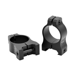 Warne Vapor V401M Scope Rings 1" Medium Matte Black Aluminum