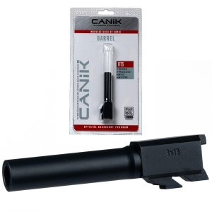 Canik PACN0014 Steel Barrel 9mm Sub Compact Black 50K Round Life