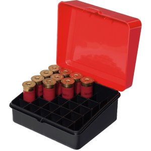 Plano Molding Company 12/16 Gauge Shotshell Box 25 Shell Green Polymer