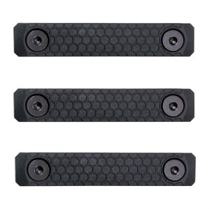 Slate Black SG-2-BLK M-LOK 2-Slot Grip Panels Black 3-Pack
