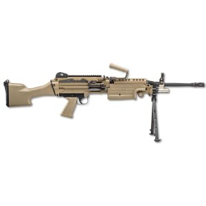 FN M249S 5.56x45mm 18.5" Barrel 30+1 Mag or 200rd Belt FDE