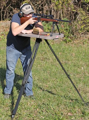 MTM Case-Gard High-Low Shooting Table 18 In to 55 In Dark Earth