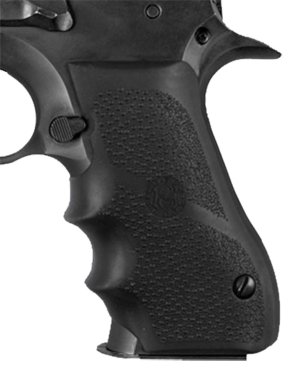 Hogue 76000 Rubber Grip Black with Finger Grooves for Baby Eagle 9/40