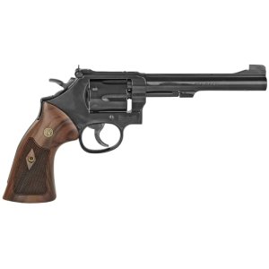 Smith & Wesson Model 48 Classic 22 WMR Blued Carbon Steel 6" Barrel, 6rd Cylinder & K-Frame, Wood Grip