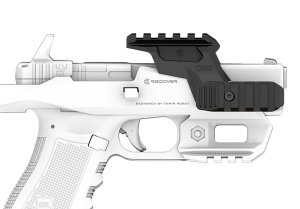 Recover Tactical UR2001 20/20 Series Brace Upper Rail Black Picatinny