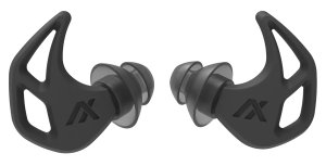AXIL X20 Earplugs Black Dual Noise Protection 19-24dB Water Resistant