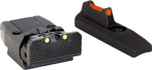 Williams Fire Sight Set Ruger MK II-IV Bull Barrel Adjustable Black